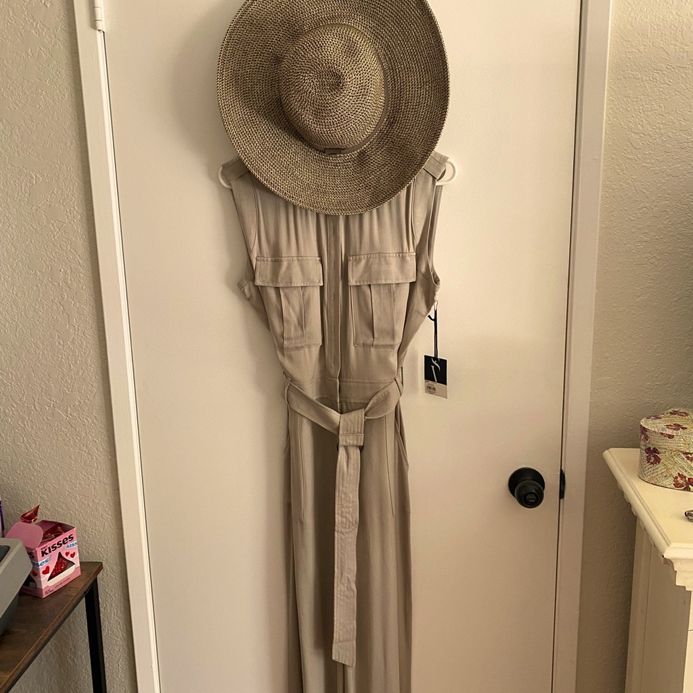 Simply Vera Utility Jumpsuit W/ Hat